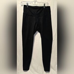 Womens Old Navy Active Black Patterned Pants